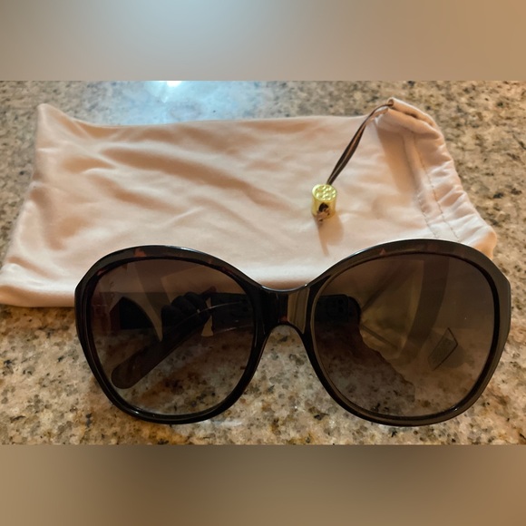 Tory Burch Accessories - Tory Burch Women’s Oversized Sunglasses in Dark Brown includes Tory dust bag